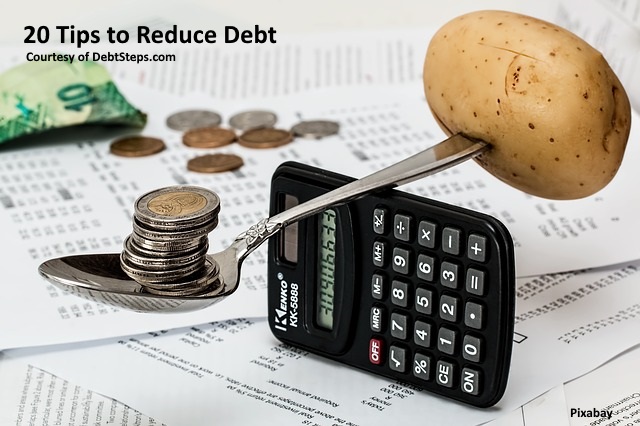 20 tips to reduce debt - cut expenses by tracking what you spend, and how you spend it