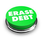 erase debt button